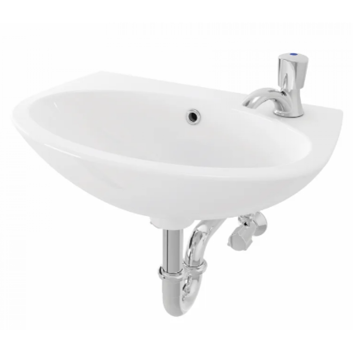 TOTO LW246JW/F 掛牆式浴室面盆 | 450x305mm